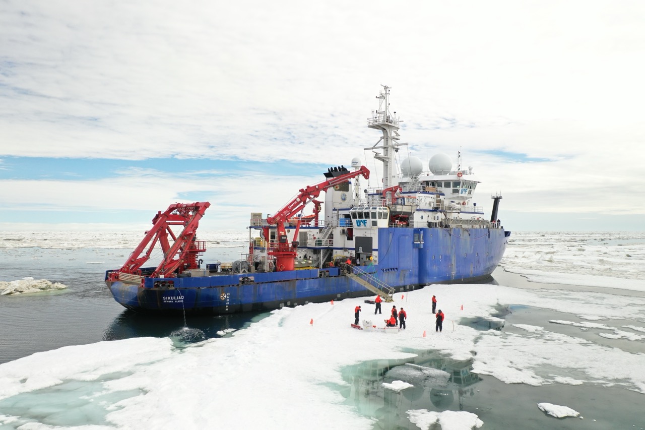 Sea ice / polar research visual